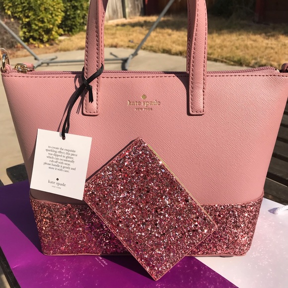 ➕SET Kate spade Ina Greta Court Satchel card case - Picture 3 of 8